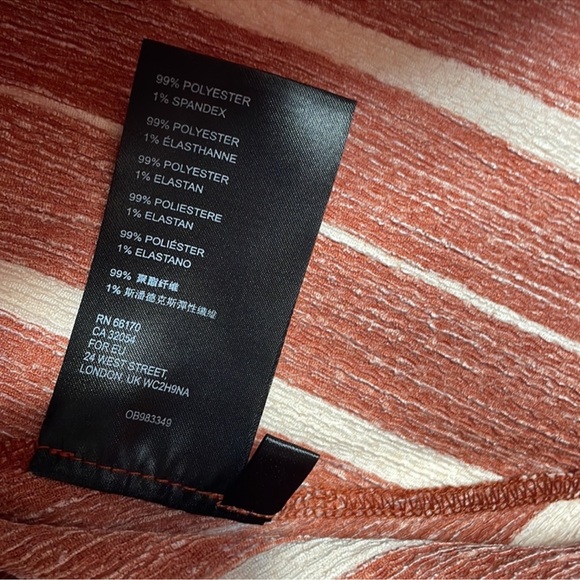 Anthropologie - Burnt Orange Off Shoulder Blouse-XL - Picture 4 of 6